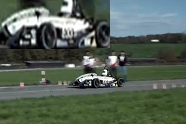 Student built electric car sets new acceleration record