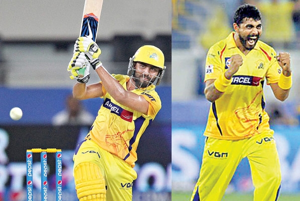 Jadeja all round show chennai beat rajasthan