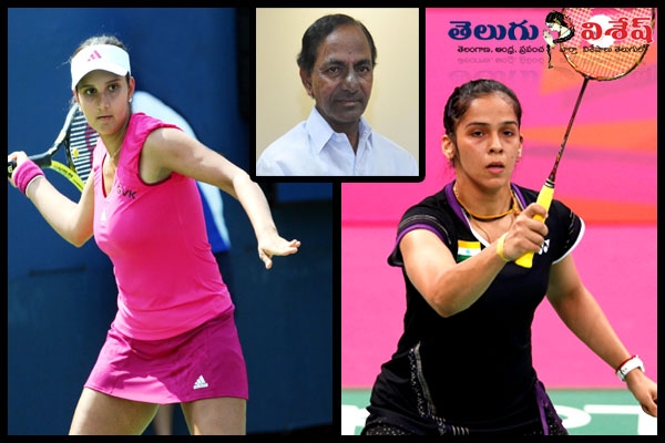 Telangana cm kcr political strategy behind saina nehwal saniamirza