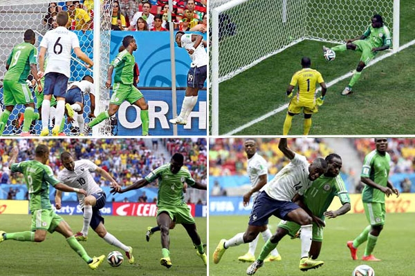 France enters in quarter finals by beating nigeria with 2 0 goals