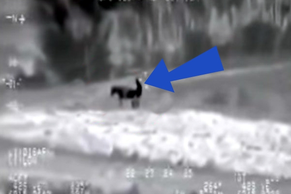Drone captures isis member having sex