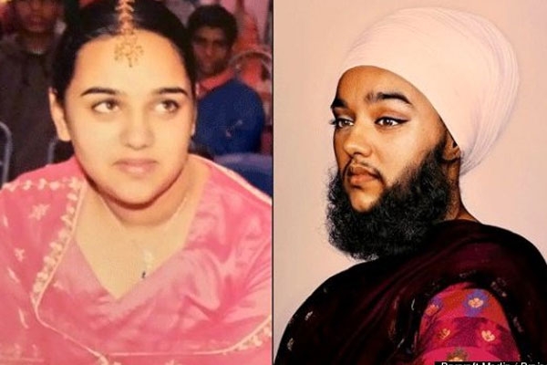 British skin woman bearded lady showcasing the worlds best facial hair