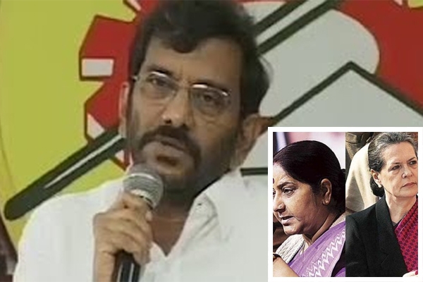 Somireddy fire on bjp sushma swaraj