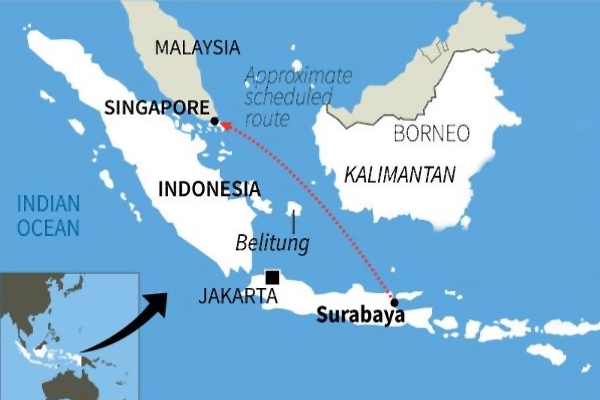 Airasia malaysia indonesia flight qz8501 to singapore missing
