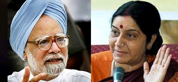 Sushma swaraj demands pm statement under oath
