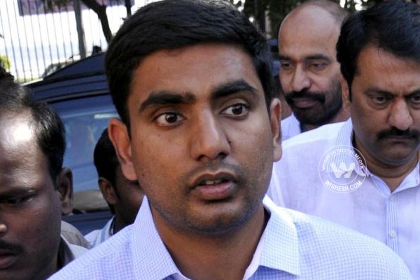 Kcr has no guts says nara lokesh