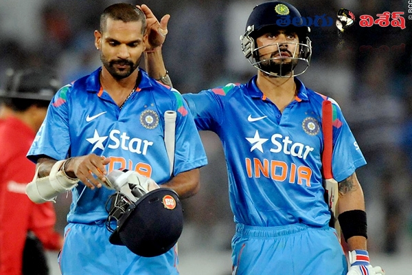 Kohli in 4th rank dhawan in 6 th rank of icc world ranking 2015