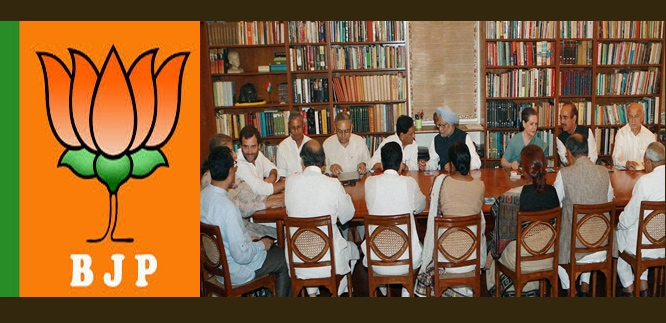 Bjp breaks telangana bill in parliament