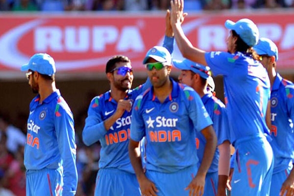 Team india players for fourth oneday with sirlanka