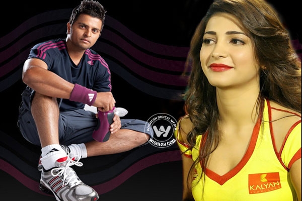 Suresh raina and sruthi hassan love affair