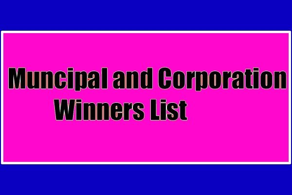 Corporation municipalities winners in telangana