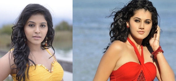 Heroine tapsee angry with anjali