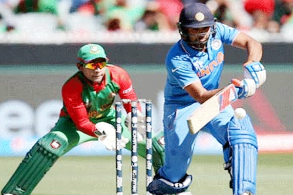 Rohit raina crush bangladesh bowlers