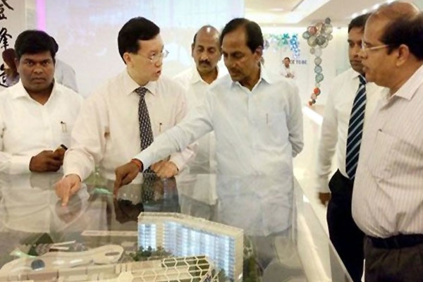 Telangana cm kcr business summit in singapore