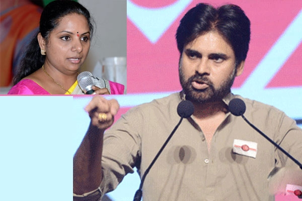 Pawan kalyan attack on trs kavitha