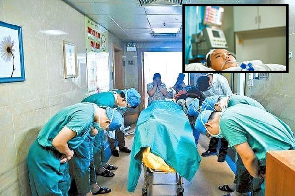 Doctors pay respect to 11 years old boy chiranjeevi