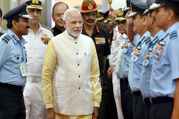 Pm modi meets top military commanders to review border situation