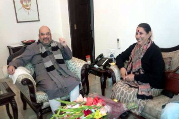 Krishna tirath joined in bjp