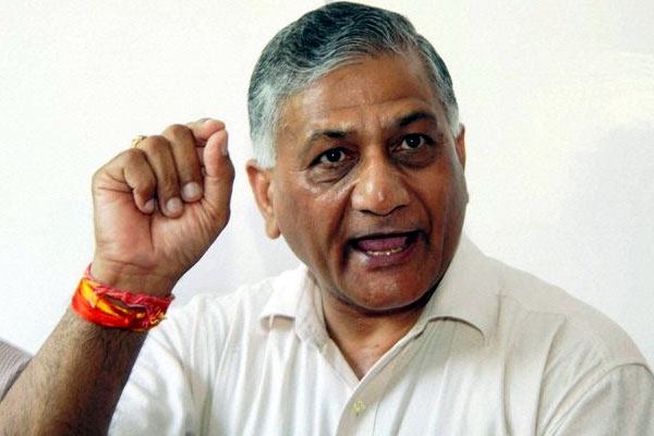 Vk singh says no dialogue with pakistan till it stops cease fire