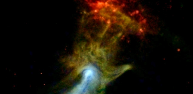 Hand of god a dying star