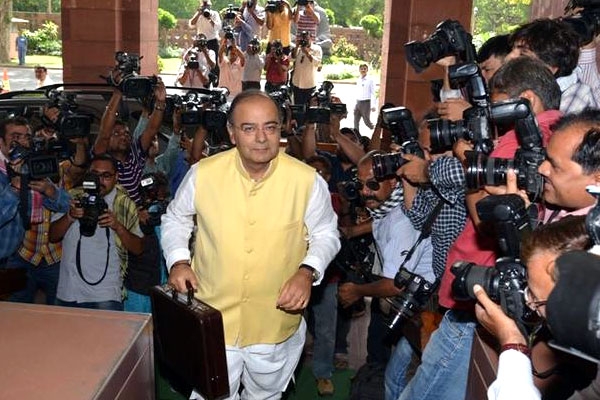 Union finance minister arun jaitely budget presentation