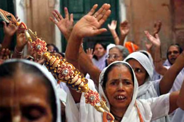 Varanasi widows preparing 1000 rakhis pm narendra mod