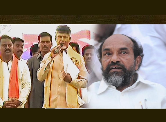 Chandrababu announced to telangana cm bc r krishnaiah