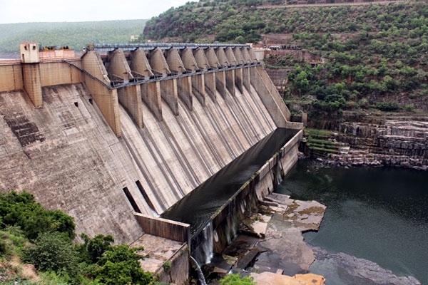 Telangana government producing hydel power in full capacity at srisailam project