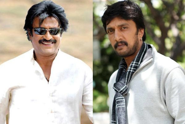 Sudeep act with super star rajinikanth
