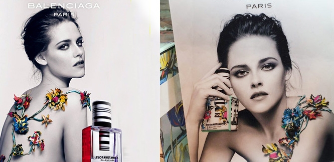 Kristen stewart goes topless for perfume ad