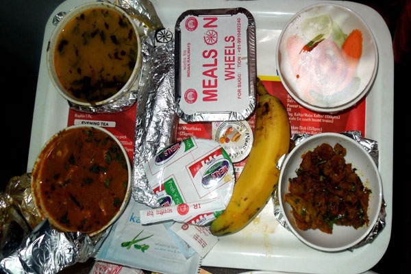 One sms to get required food in trains