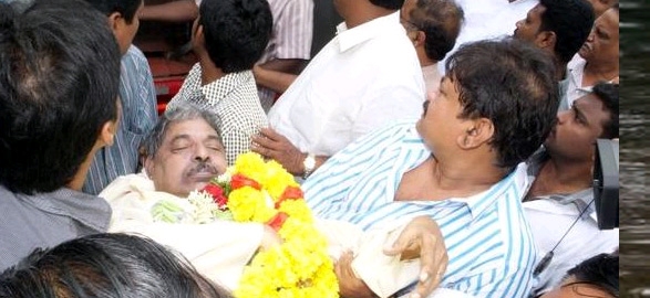 Kotagiri vidhyadhara rao cremated today