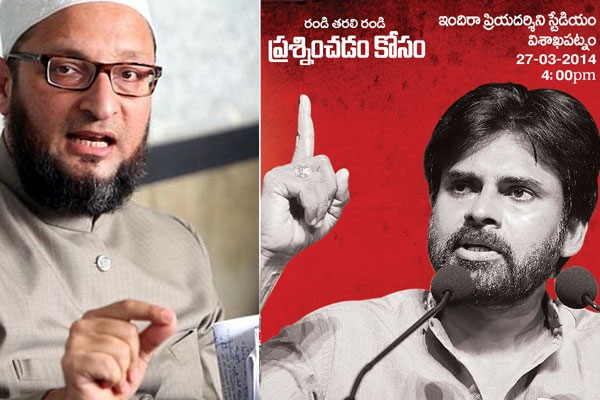 Asaduddin owaisi warns pawan kalyan