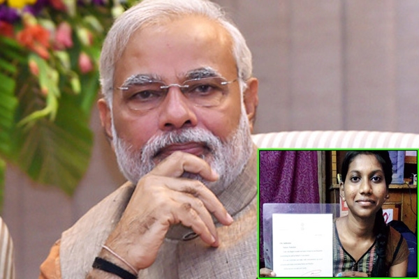 Mumbai student girl aishwarya kanke got reply letter from narendra modi