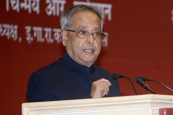 Pranab mukherjee signs on polavaram ordinance