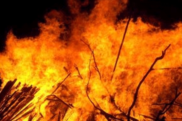 Major fire broke out in army canteen