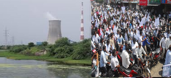 Power generation halted at vtps advocate protest against of t note