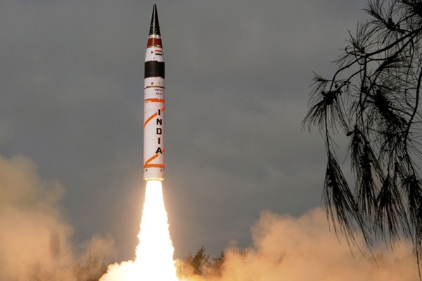 India successfully test fires nuclear capable agni iv missile