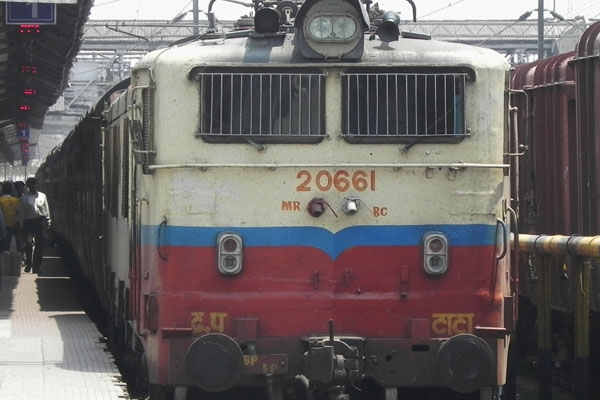 Fire accident in sanghamitra express train