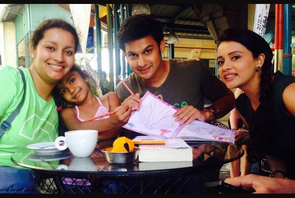 Pawan daughter aadya learns painting