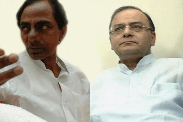 Telangana cm kcr met arun jaitely