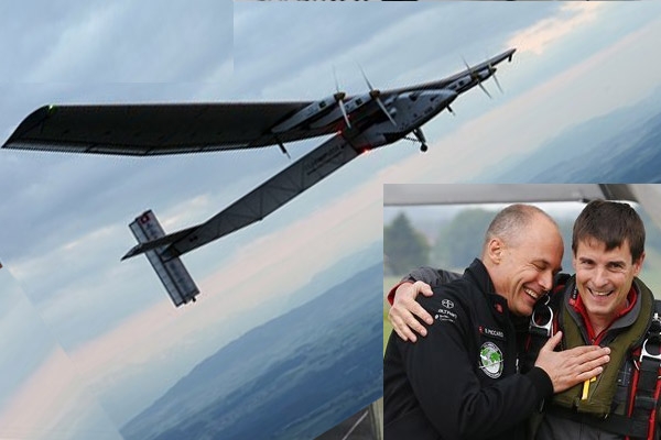 Swiss made solar plane