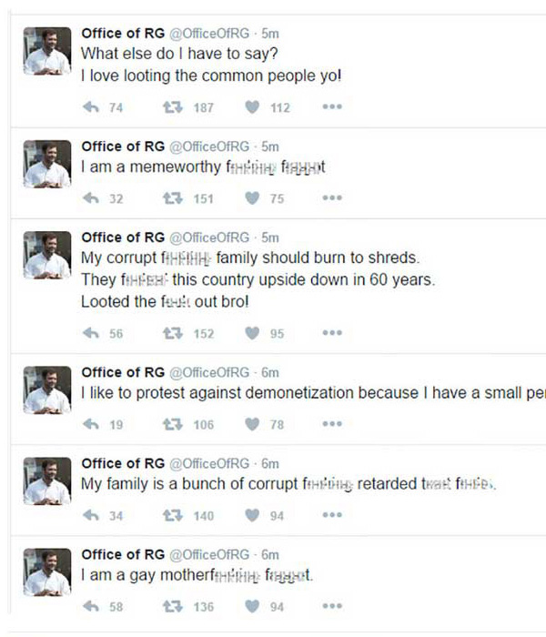 Rahul Gandhi twitter