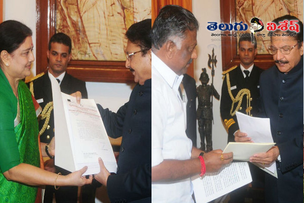 Panneerselvam Sasikala MLAs
